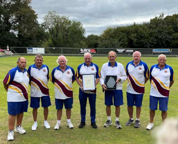 Chudleigh players with trophy