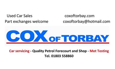 Cox of Torbay Advert