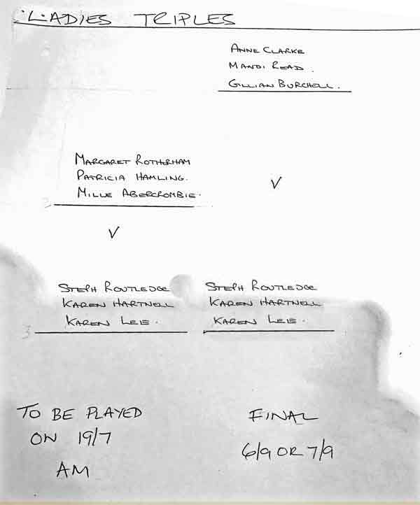competition draw.