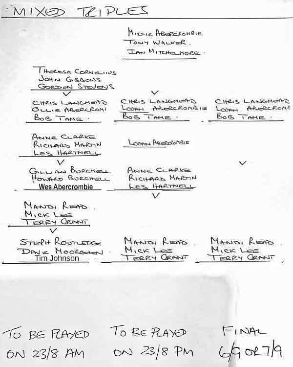 competition draw.