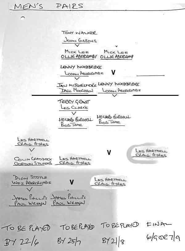 competition draw.