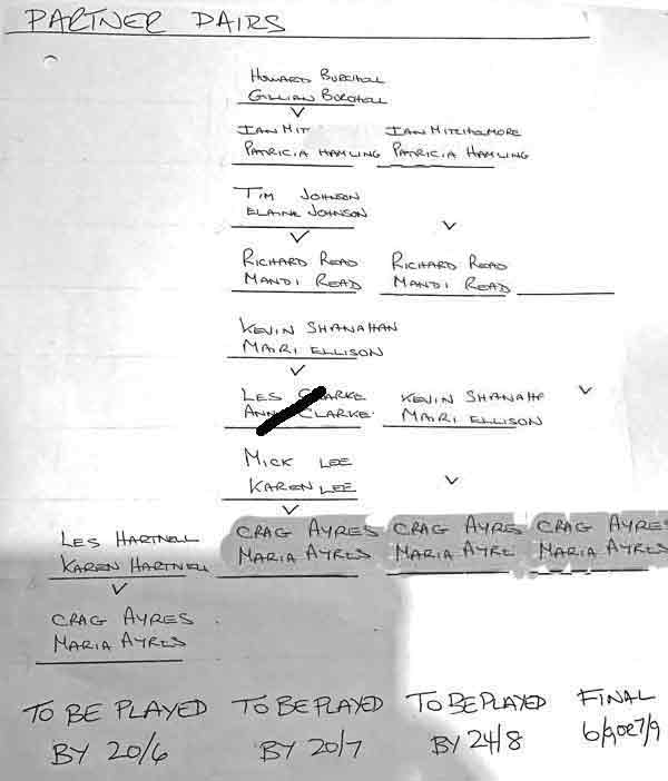 competition draw.
