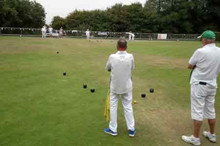 Another Marldon 4's game in progress