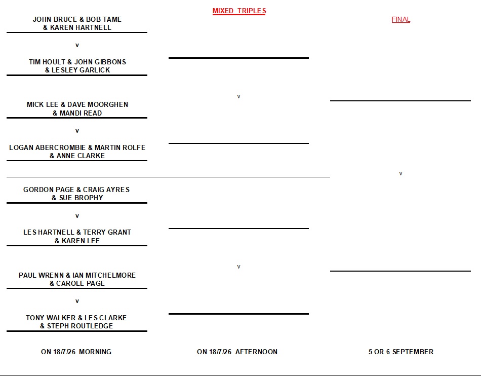 competition draw.