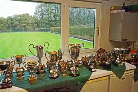 Picture of the bowls trophies